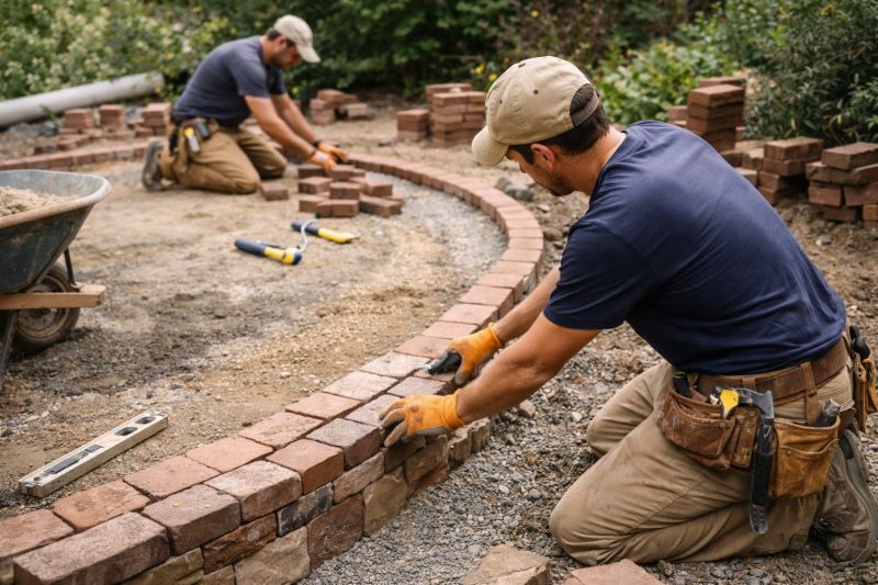 Brick Hardscape Installation in Norwalk, CT