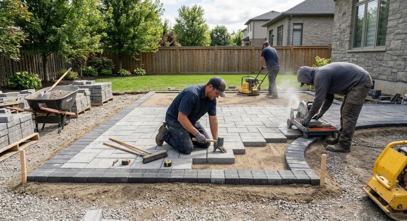 Paver Patio Construction in Boston, MA